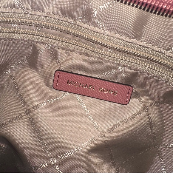 Michael Kors MK Gilly Large Saffiano Leather Tote Bag Primrose - Picture 14 of 15